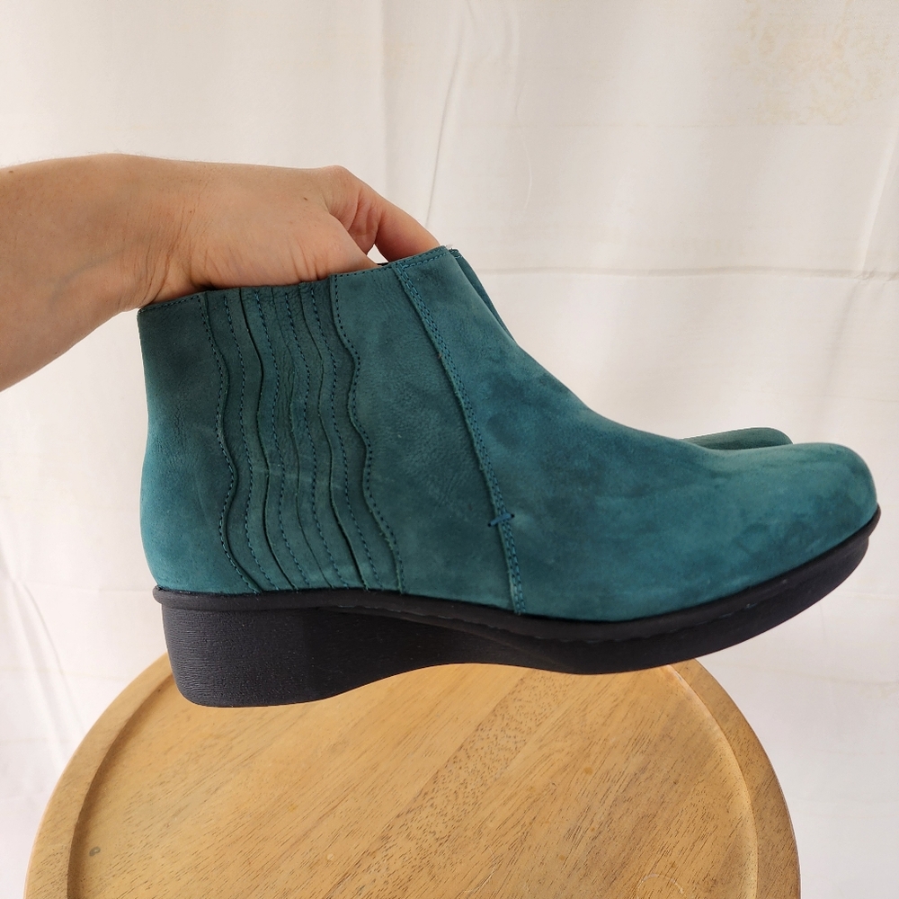 Dansko Larkin Teal Ankle Boots - Picture 8 of 11